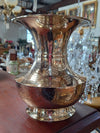 Chinese Trumpet Shaped Brass Vase