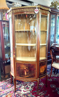 装饰性法国玻璃柜