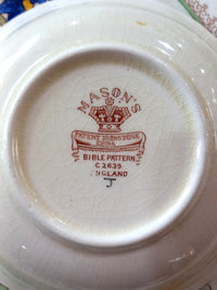 Masons Ironstone Dinner Set - Bible Pattern