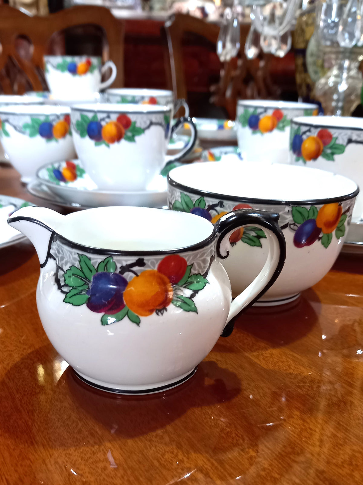 "Ye Old English" Grosvenor China Tea Set