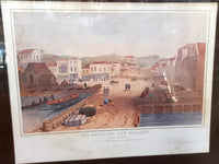 "From the Wharf" Print of Auckland. P.J. Hogan
