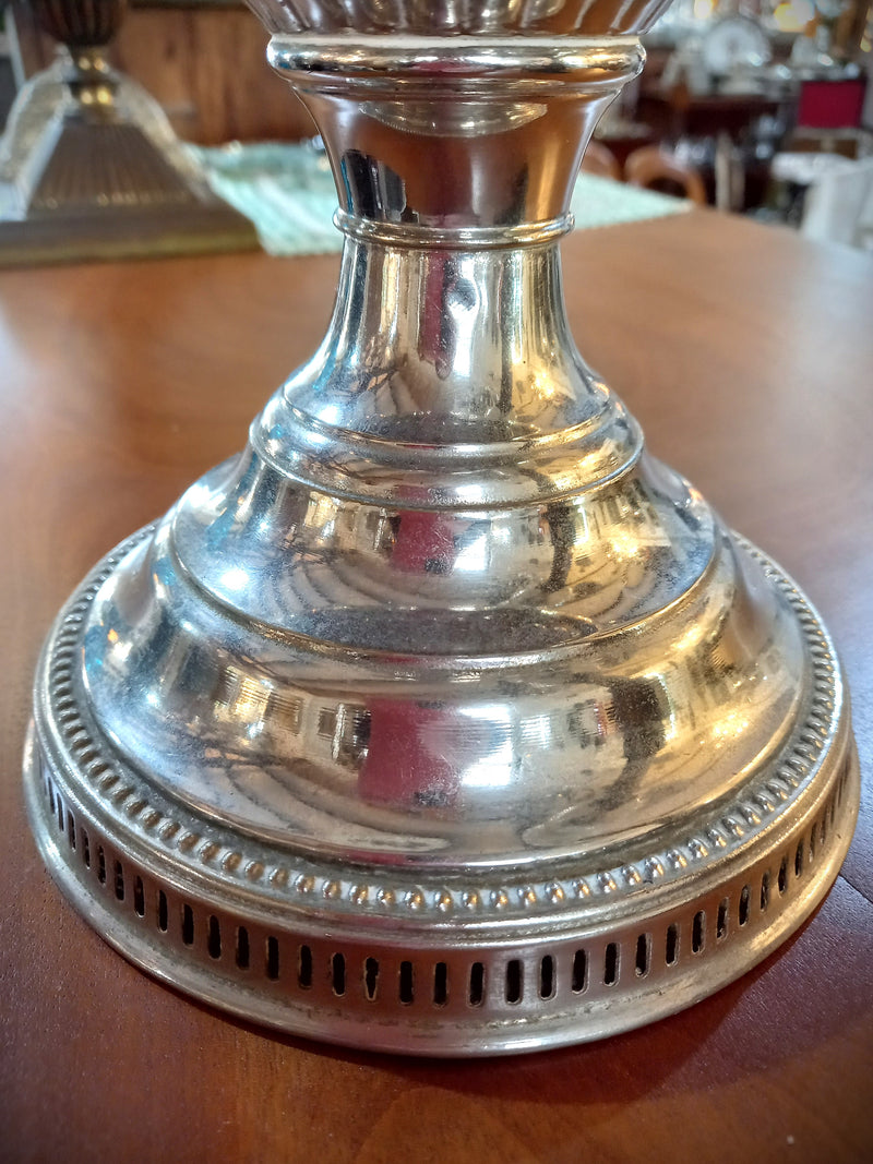 Kerosene Lamp with Milk Glass Shade