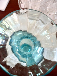 Mary Gregory Turquoise Vase (AF)