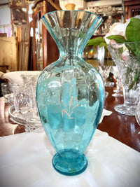 Mary Gregory Turquoise Vase (AF)