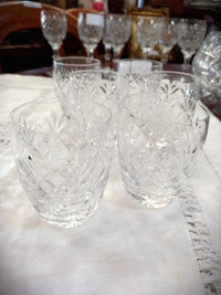 Webb Corbett Crystal Water Glasses