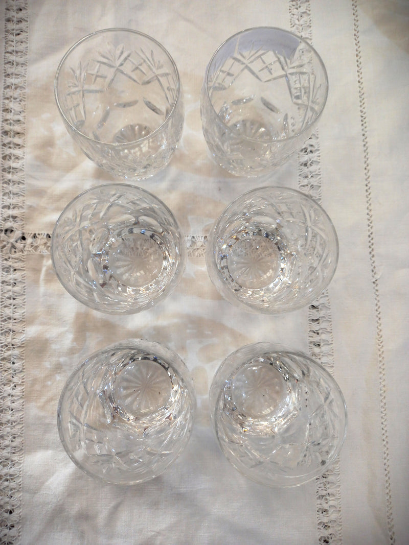 Webb Corbett Crystal Water Glasses