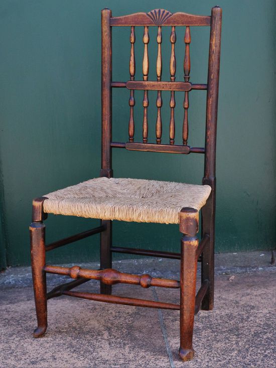 Eight Early Lancashire Dining Chairs