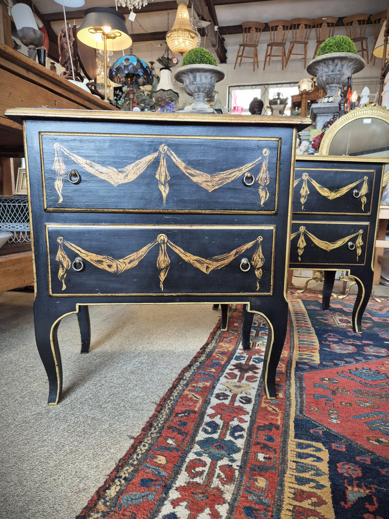 French Empire Style Bedside Tables