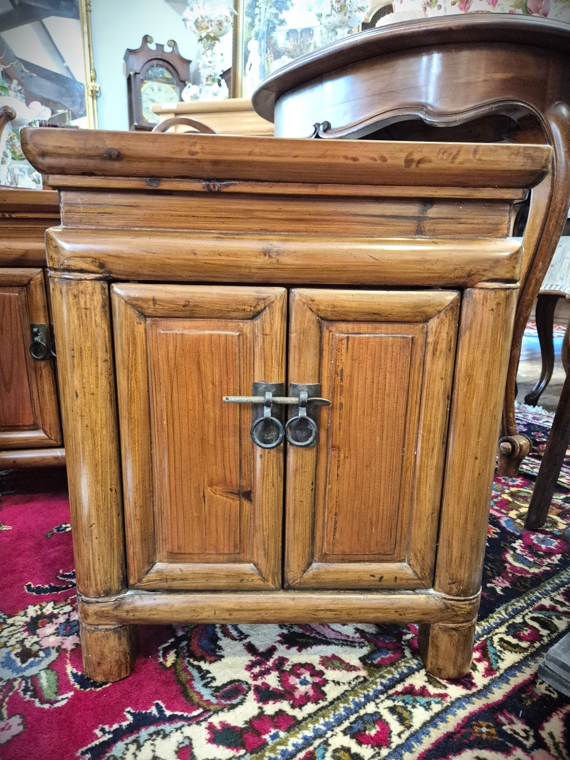 Pair of Chinese Bedside Cabinets