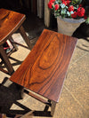 Set of Four Oak Bar Stools