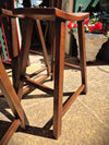 Set of Four Oak Bar Stools