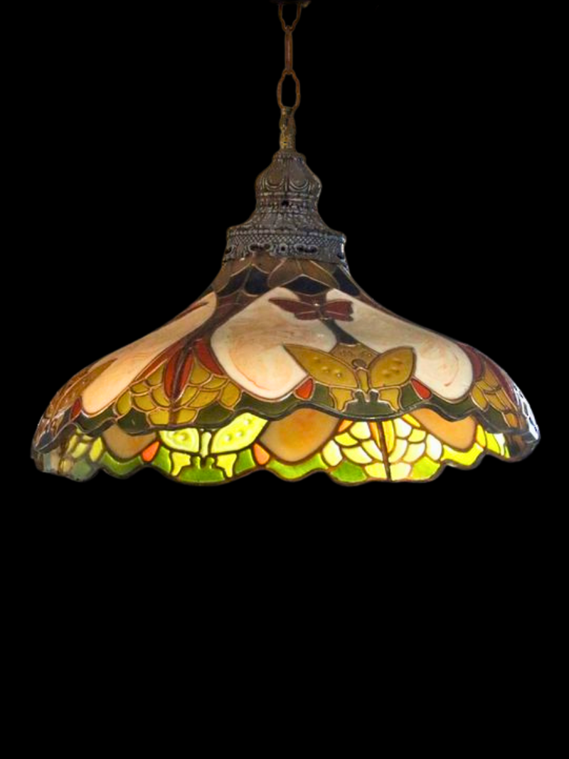 Vintage Art Nouveau Style Ceiling Light